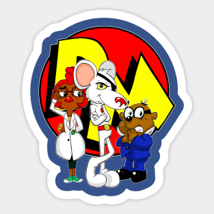 Danger Mouse And Team Sticker